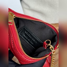 SAINT LAURENT Мини-кошелек из кожи с узором виде шариков Очень кр