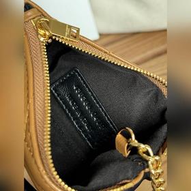 SAINT LAURENT Мини-кошелек из кожи с узором виде шариков Очень кр