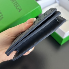 #BV Новый визитница 805825. Классическая мелкая плетеная текстура