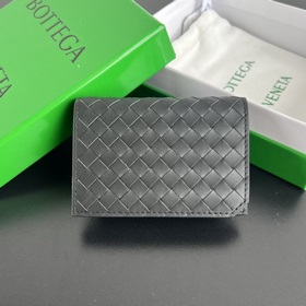 #BV Новый визитница 805825. Классическая мелкая плетеная текстура