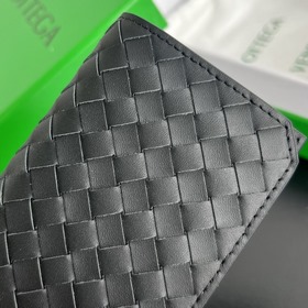 #BV Новый визитница 805825. Классическая мелкая плетеная текстура