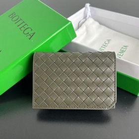 #BV Новый визитница 805825. Классическая мелкая плетеная текстура