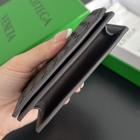 #BV Новый визитница 805825. Классическая мелкая плетеная текстура