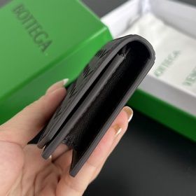 #BV Новый визитница 805825. Классическая мелкая плетеная текстура