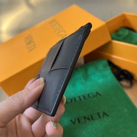 #BV Новый большой кожаный кошелек 679843 Простой изящный кошелек 