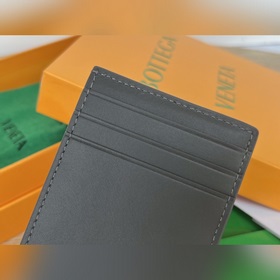 Новый большой кожаный кошелек BV 649597. Простой кошелек для хран