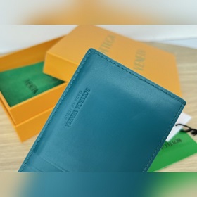 Новый большой кожаный кошелек BV 649597. Простой кошелек для хран