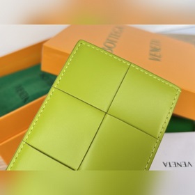 Новый большой кожаный кошелек BV 649597. Простой кошелек для хран
