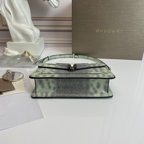 (Bulgari) Новая серия из импортной змеиной кожи B39174, с подклад