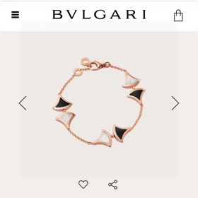 Уровень покупки Bvlgari Diva серия Черно-белая юбка Браслет Класс
