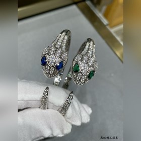 Айкин 2140290 Bulgari высококачественный браслет с открытой змеей