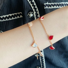 Высококачественный браслет Bulgari с четырьмя лепестками, изготов