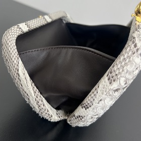 #BV knot Большая сумка из кожи питона для вечернего выхода 754614