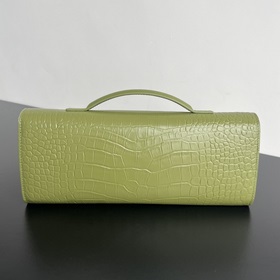 #Bv Крокодиловая текстура Clutch Длинная сумка 741511 с ручкой, д