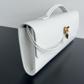 #Bv Крокодиловая текстура Clutch Длинная сумка 741511 с ручкой, д
