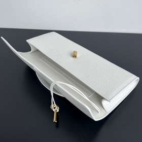 #Bv Крокодиловая текстура Clutch Длинная сумка 741511 с ручкой, д