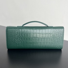 #Bv Крокодиловая текстура Clutch Длинная сумка 741511 с ручкой, д
