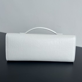 #Bv Крокодиловая текстура Clutch Длинная сумочка 741511 с ручкой,