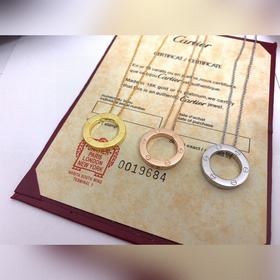 Ожерелье Cartier без бриллиантов, версия cnc Серия Love [Цвет R]