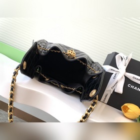25c кожаная сумка в стиле хип-хоп Chanel Hobo подмышечная сумка, 