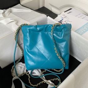 Chanel mini 22 в темно-синем цвете AS3980 от Chanel покорил сердц