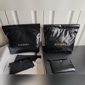 Склад в наличии, размер 35 см, версия с чипом, Chanel, кожа с мас