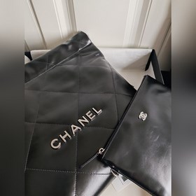 Склад в наличии, размер 35 см, версия с чипом, Chanel, кожа с мас
