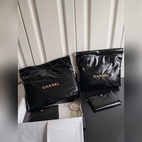 Склад в наличии, размер 35 см, версия с чипом, Chanel, кожа с мас