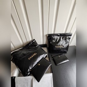 Склад в наличии, размер 35 см, версия с чипом, Chanel, кожа с мас