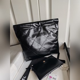 Склад в наличии, размер 35 см, версия с чипом, Chanel, кожа с мас