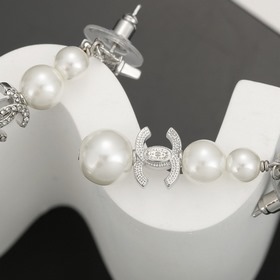 Chanel серьги-гвоздики, точная копия оригинала, высококачественна