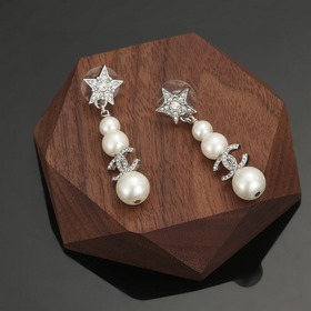 Chanel серьги-гвоздики, точная копия оригинала, высококачественна