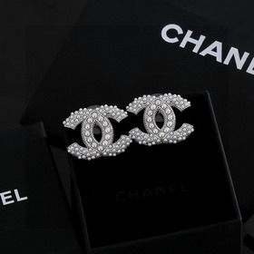 Chanel серьги-гвоздики, точная копия оригинала, высококачественна
