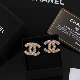 Chanel серьги-гвоздики, точная копия оригинала, высококачественна