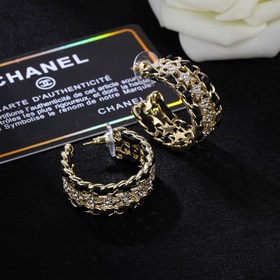 Новые серьги CHANEL, качество 1：1, серия Chanel Goose, классическ