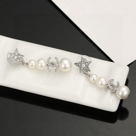 Chanel сережки-гвоздики, точная копия оригинала, высококачественн