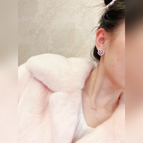 Новая коллекция весны-осени. Серьги Chanel Camellia из серебра 92