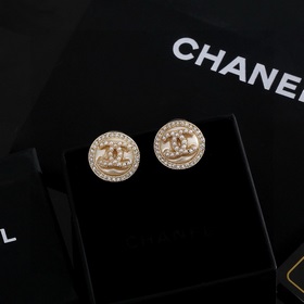 CHANEL Серьги-гвоздики, точная копия оригинала, идеально подходят