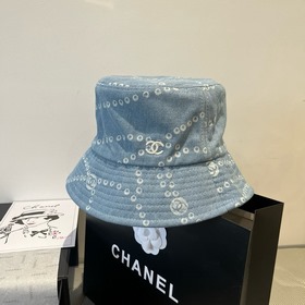 Джинсовая рыбацкая кепка Chanel, новая модель 2025 года, обхват г