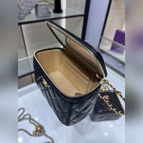 chanel 24K новинка золотой длинный футляр с регулируемой цепочкой