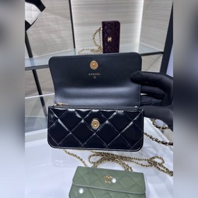 chanel 24b новейшая модель с вращающейся ручкой и цепочкой для мо