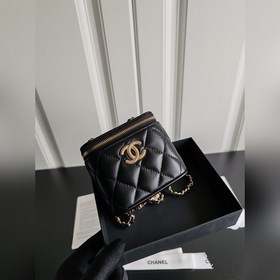 CHANEL 24K Новая сумка с рельефным рисунком и стразами 4302 Черна