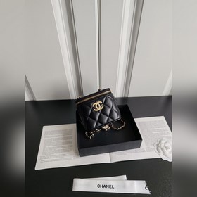 CHANEL 24K Новая сумка с рельефным рисунком и стразами 4302 Черна