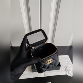 CHANEL 24K Новая сумка с рельефным рисунком и стразами 4302 Черна