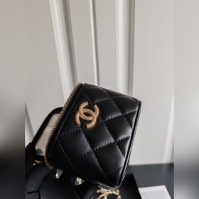 CHANEL 24K Новая сумка с рельефным рисунком и стразами 4302 Черна