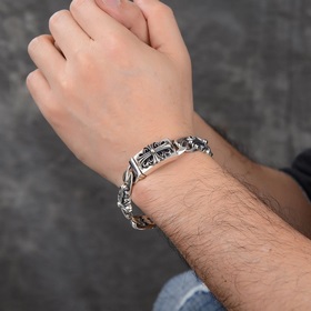 Chrome Hearts Крест-цветной браслет для мужчин и женщин, длина 20