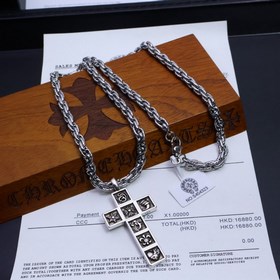Рекомендуемый подарок на 2025 год： ожерелье Chrome Hearts с закру