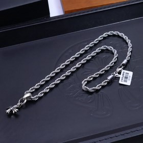 Ожерелье Chrome Hearts, цепочка с переплетением, очень стильное. 