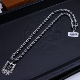 Ожерелье Chrome Hearts, цепочка с переплетением, очень стильное. 