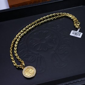 Ручная работа Chrome Hearts. Классическое золотистое ожерелье, ко